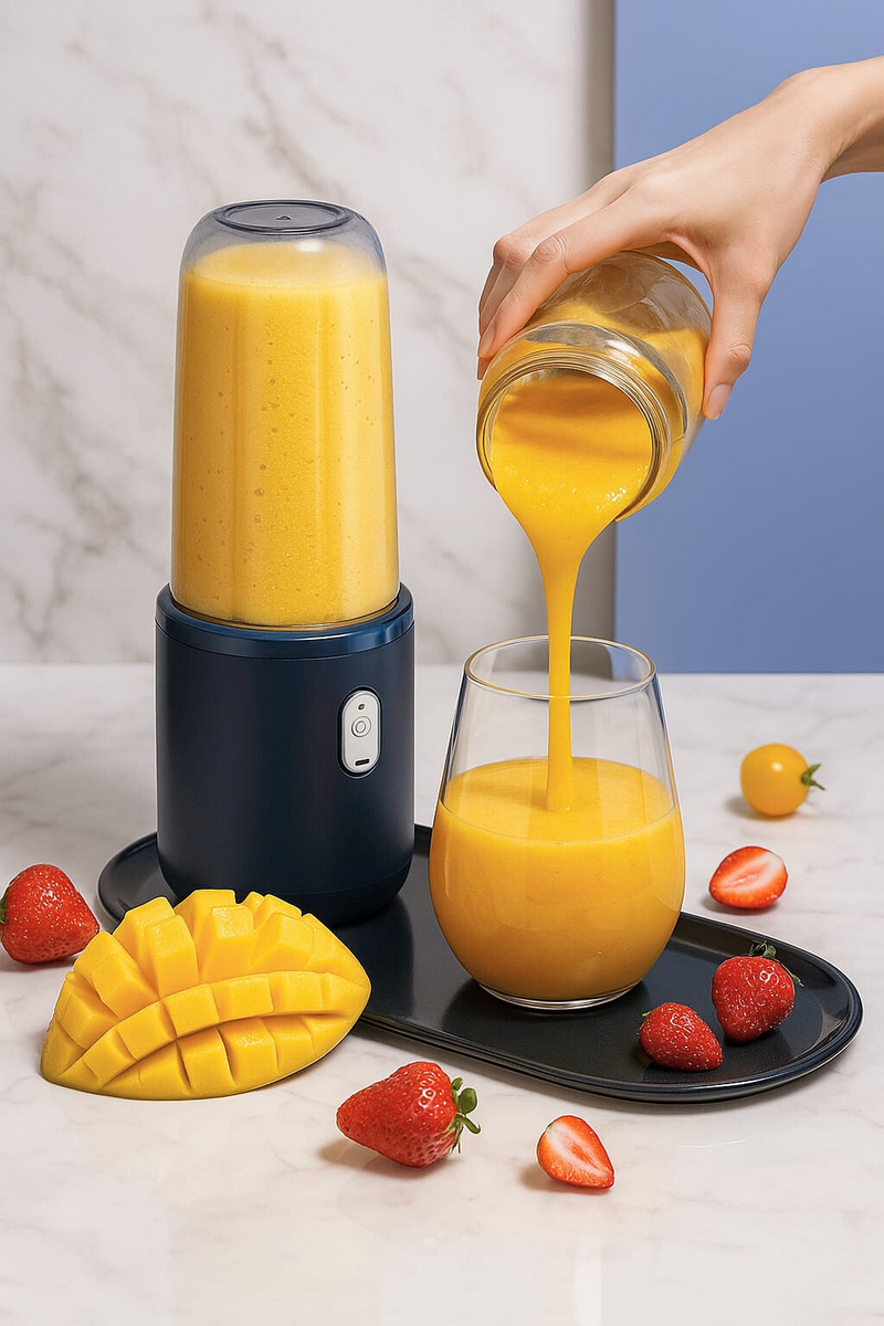 Mini Liquidificador Portátil - TurboMix®