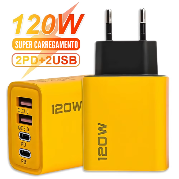 Carregador de 4 Entradas